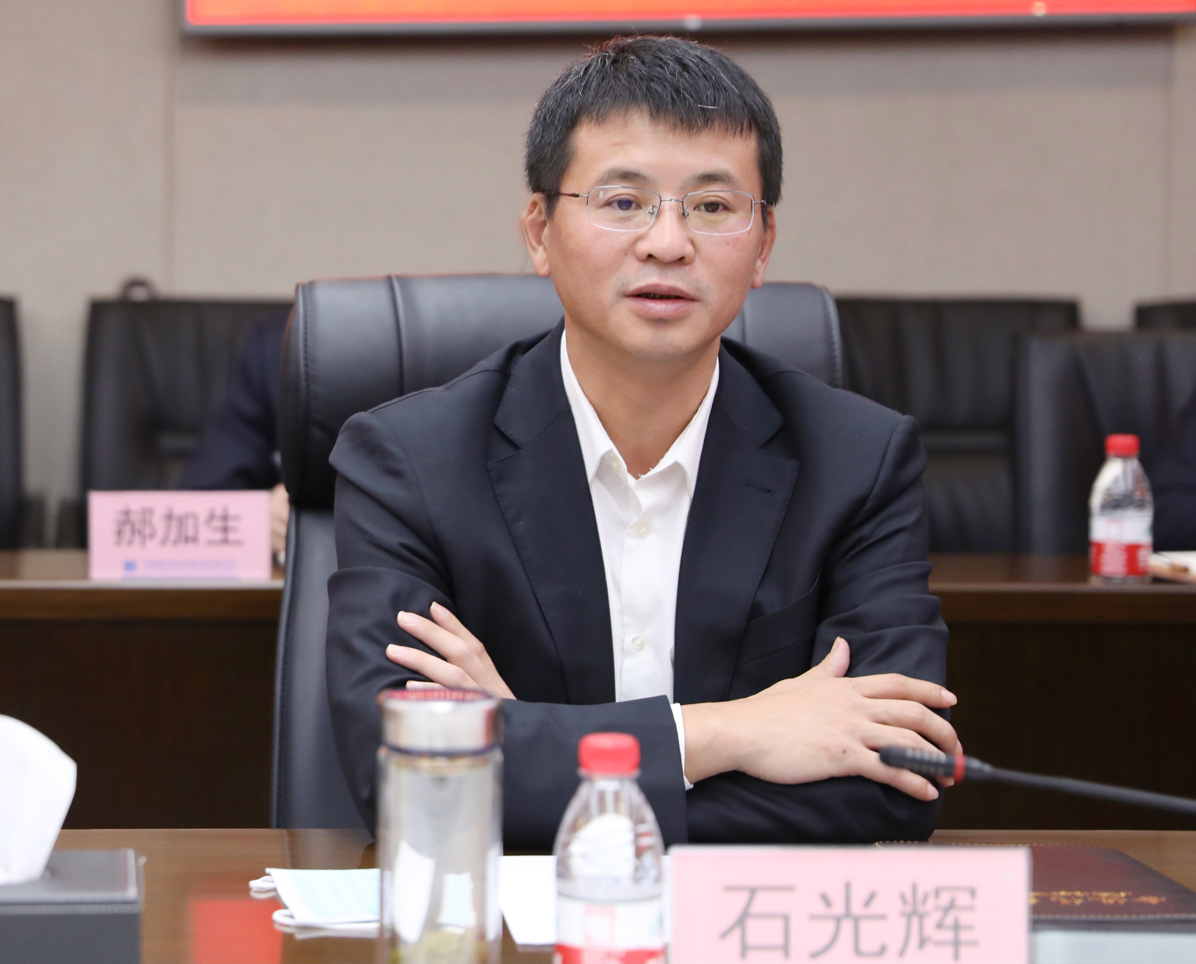 石光辉会见苏州市相城区委副书记区政府代区长张伟